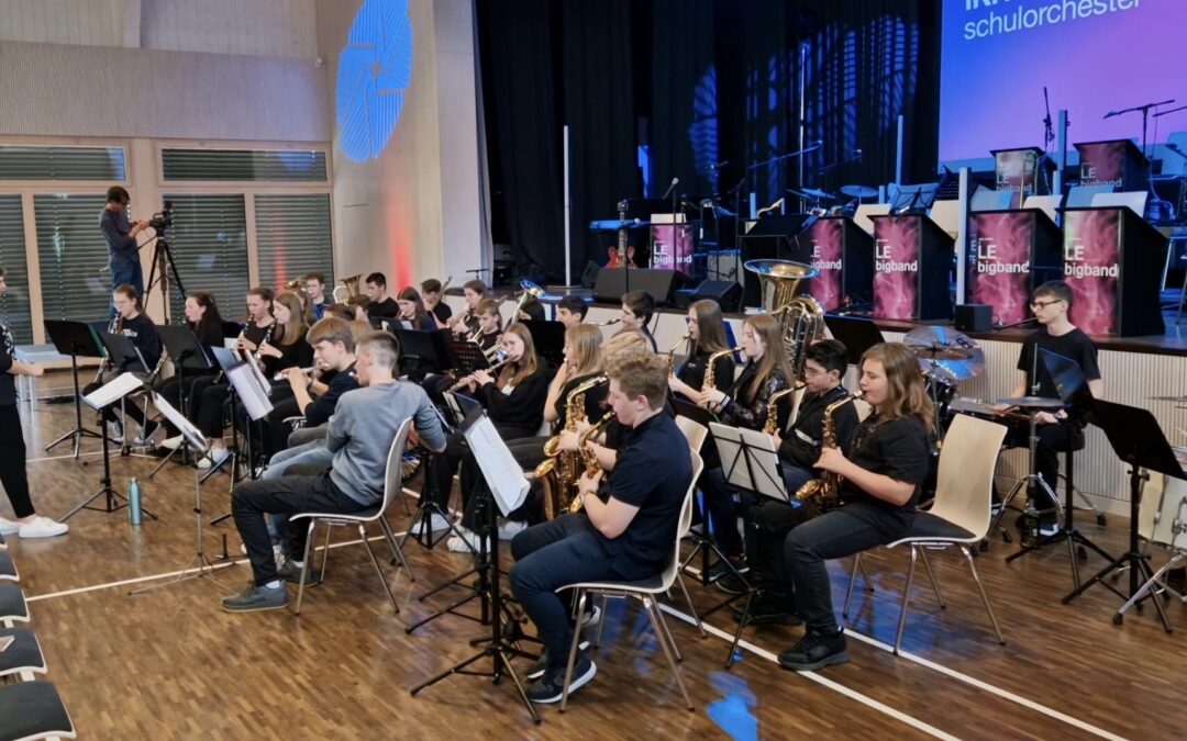 IKR-Schulorchester beim Konzert der LE Bigband